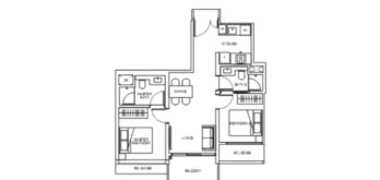 HillHaven- Floor-Plan-2-Bed-Type-B2A