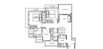 HillHaven- Floor-Plan-2+S-Type-B4A